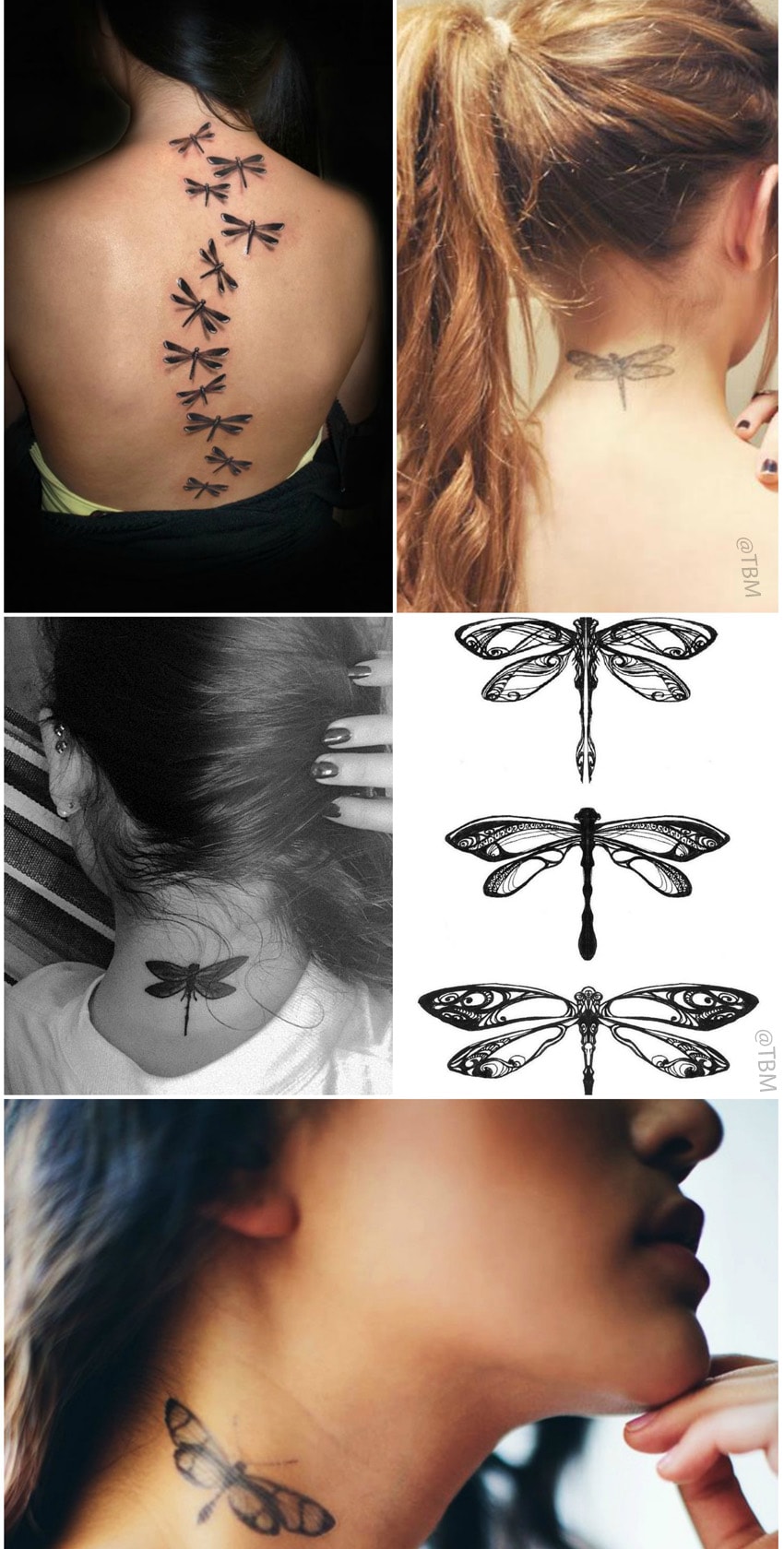 neck-dragonfly-tattoos