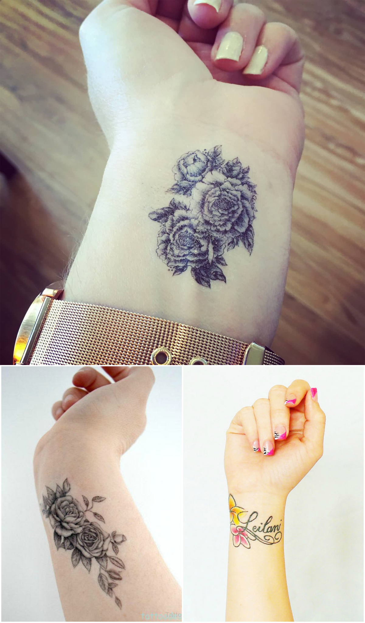 Highly Cute and Sensational Wrist Tattoo Designs - Top ...