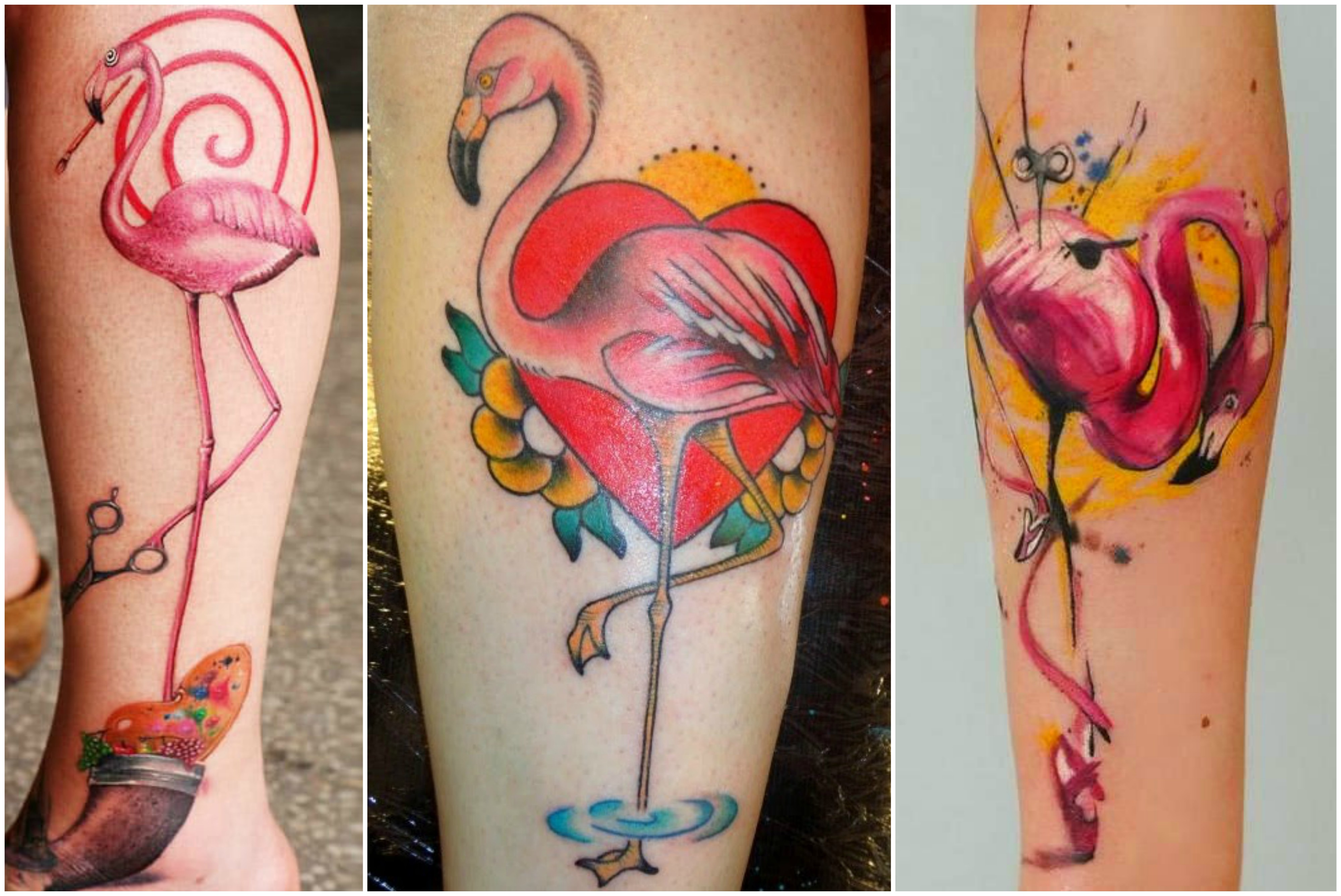 flamingo tattoo ideas.