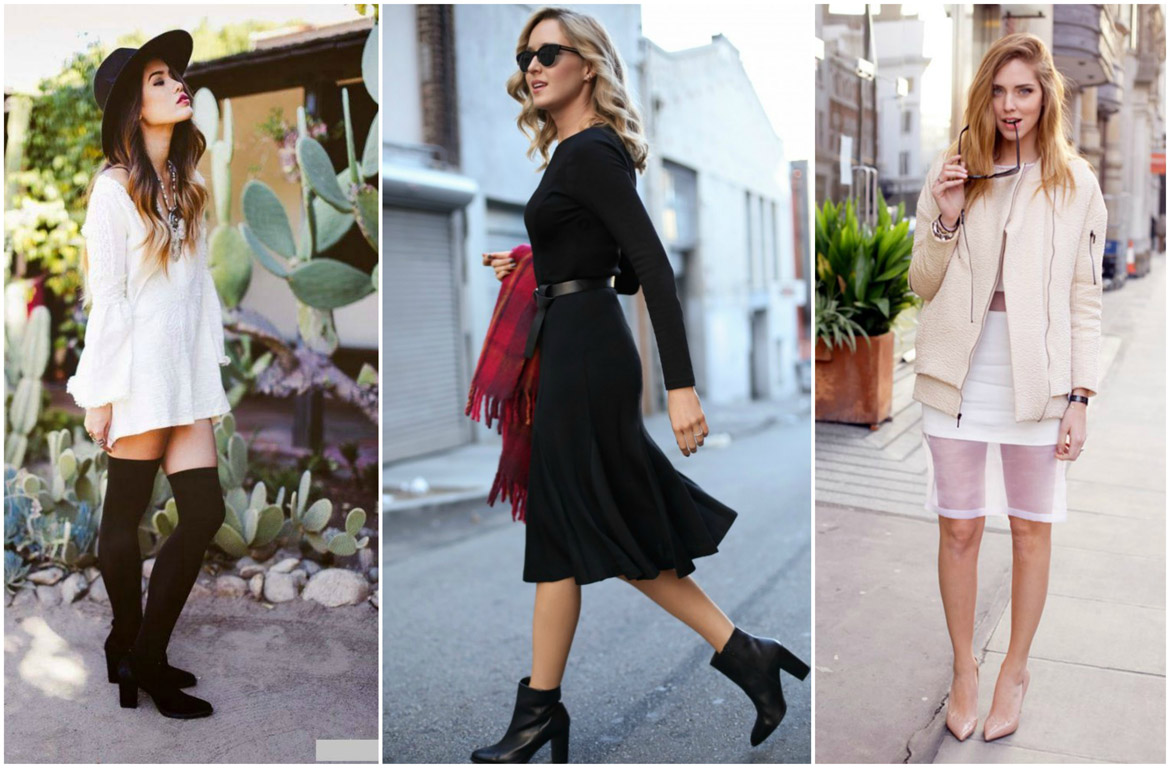 Making a Statement is Easy by Selecting Right Outfit for the Boots 3 dresses to wear with boots | Midi dress with boots