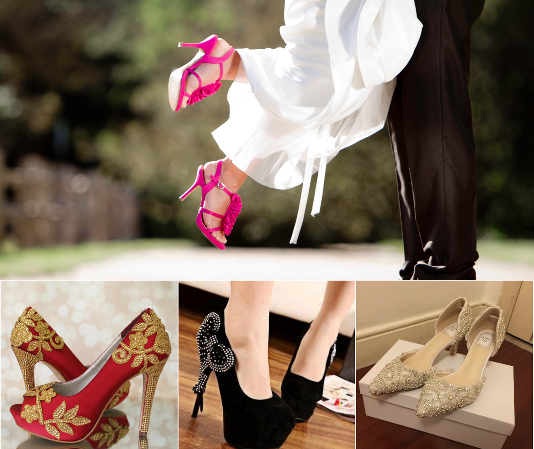 wedding shoes for the bride