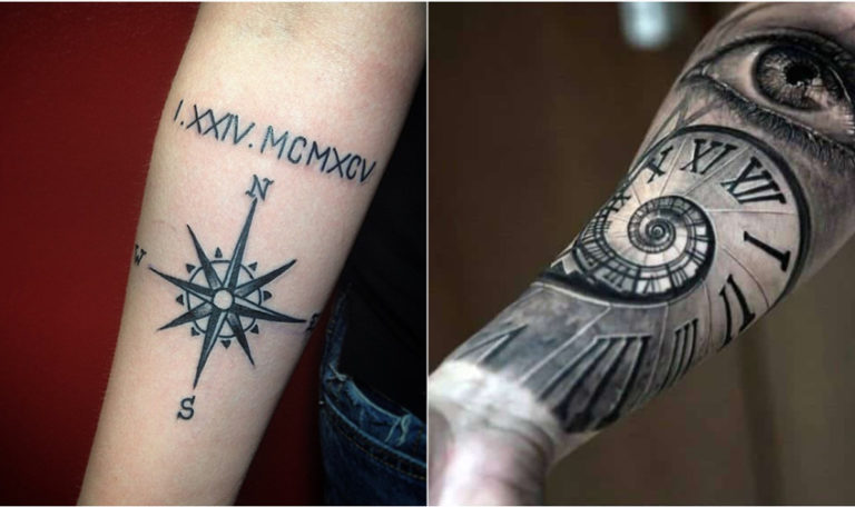 Roman Numerals Tattoo Designs