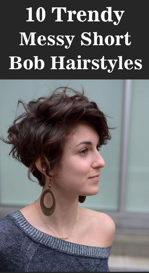 Messy Short Bob Hairstyles