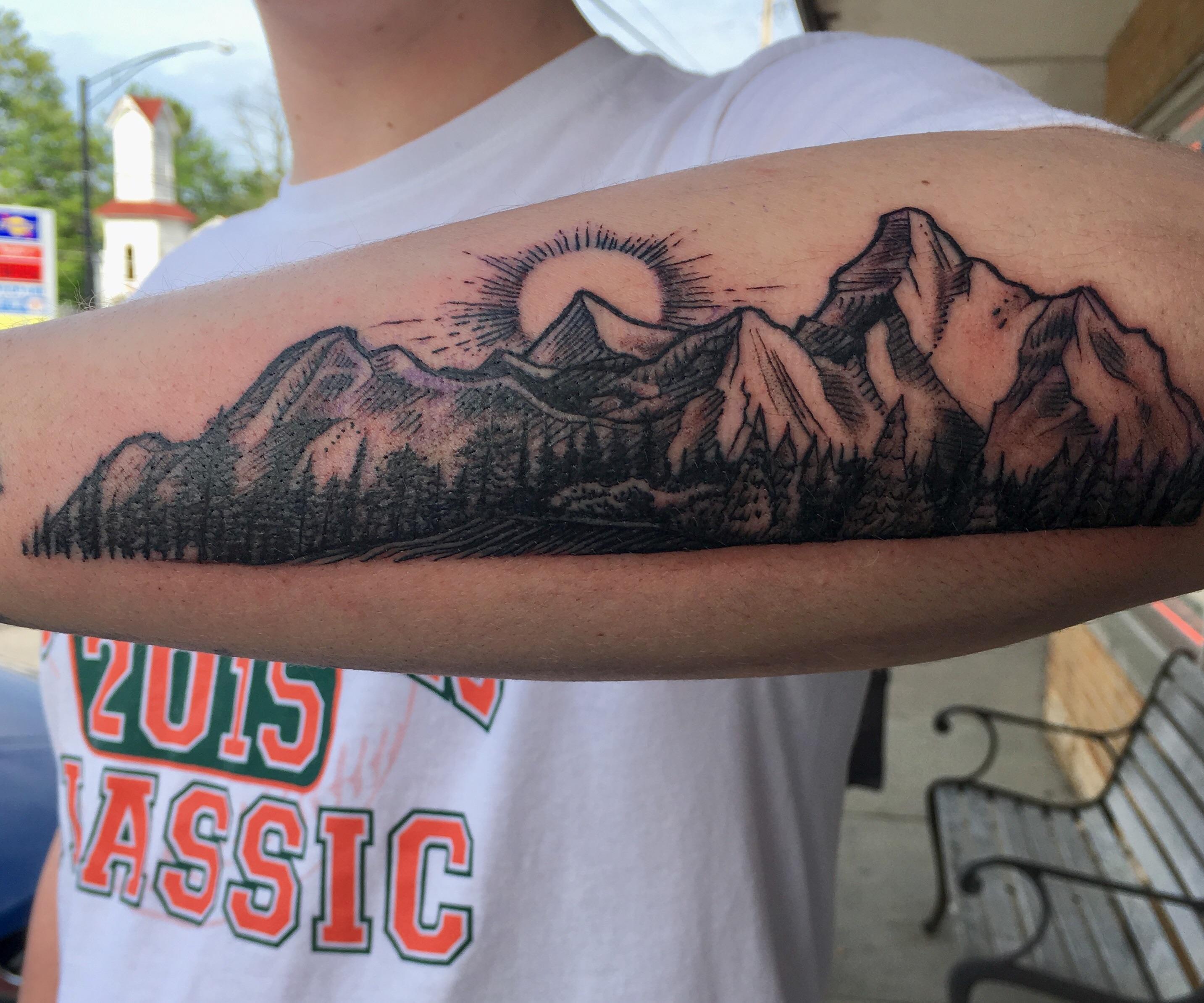 mountain tattoo design ideas