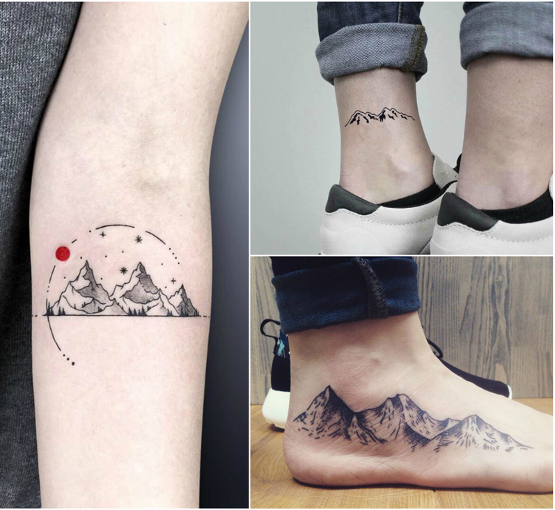 100 Adventurous Mountain Tattoos