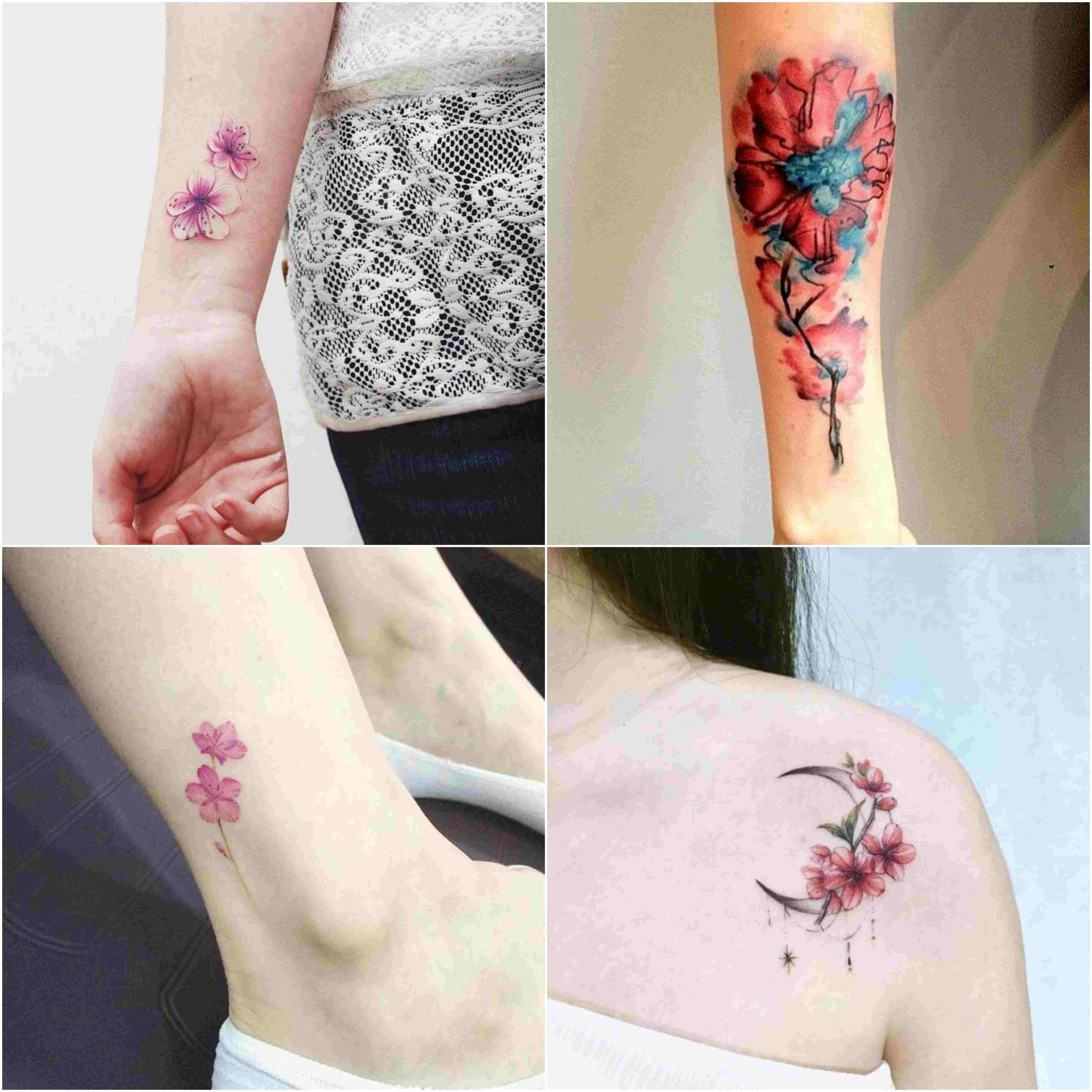 Cherry blossom tattoos