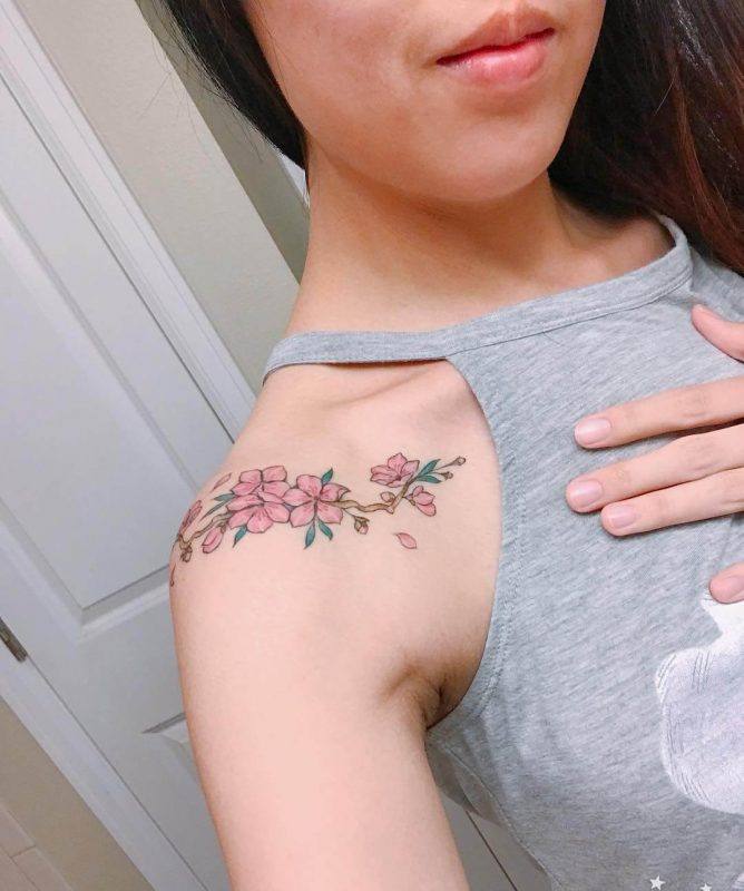 cherry blossom tattoo