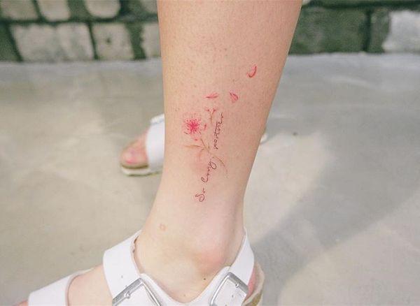 cherry blossom tattoo