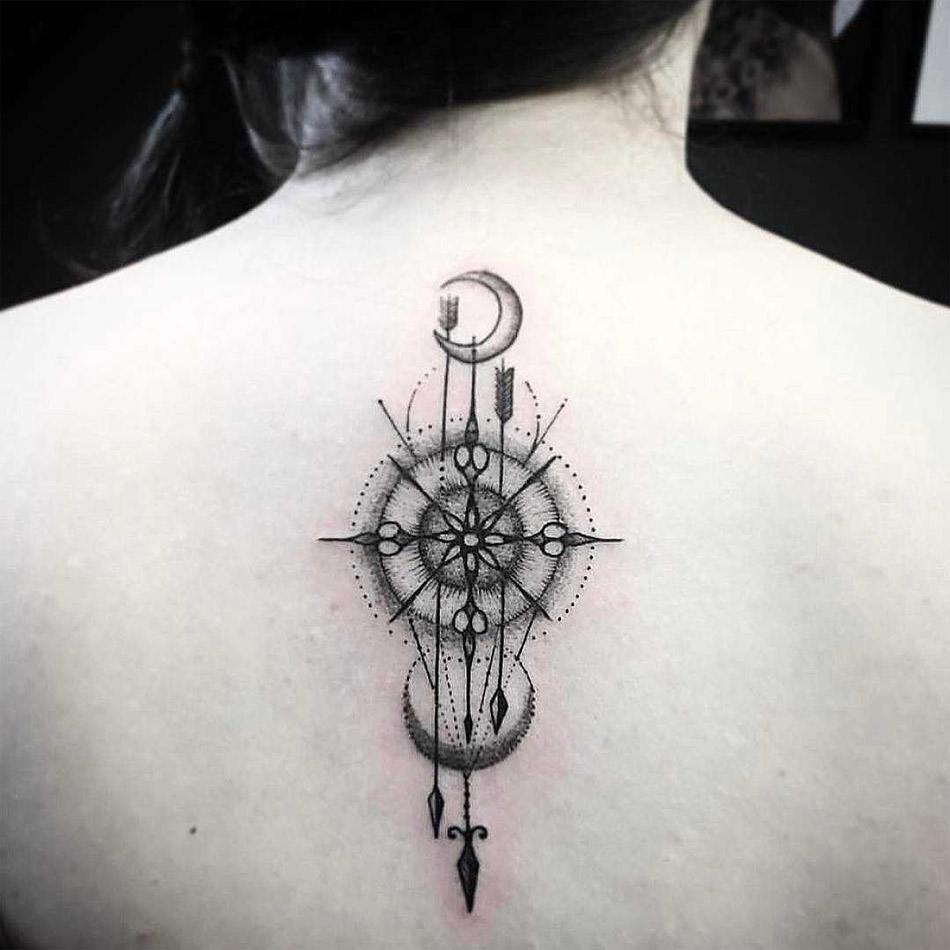 compass tattoo design ideas