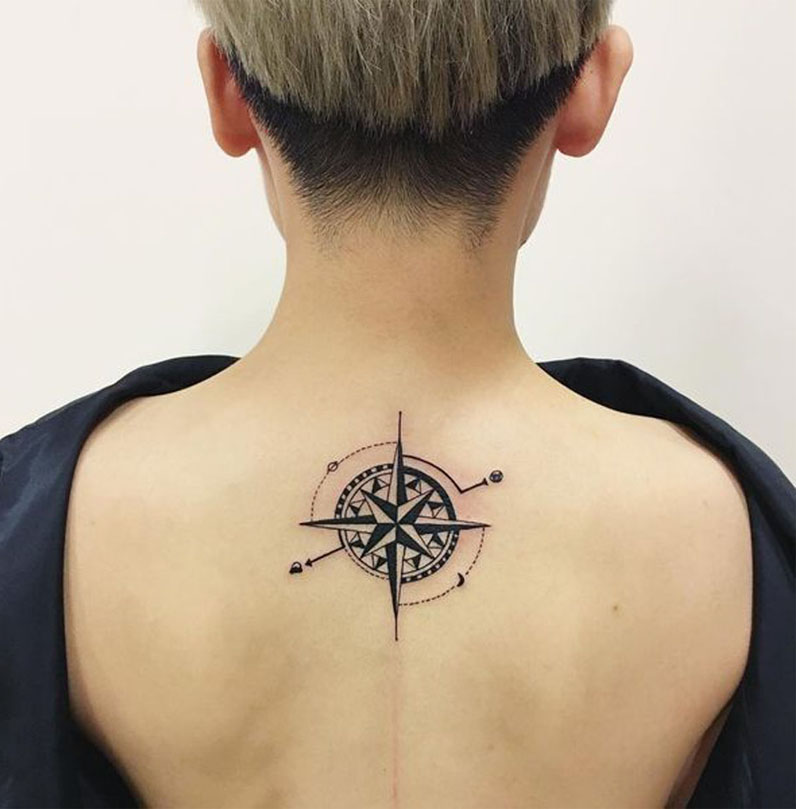 40+ Compass Tattoos Meanings Designs and Ideas- Find Your Directions! –  neartattoos
