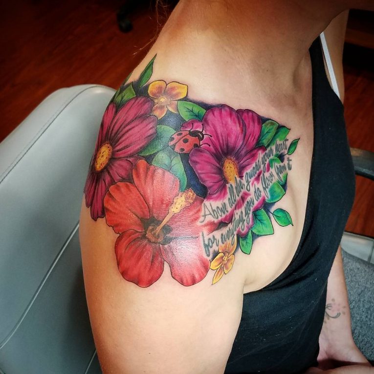 flower tattoo design