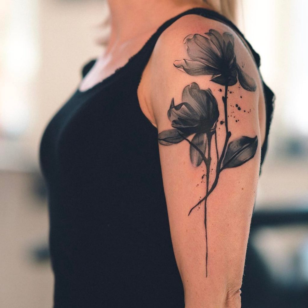 flower tattoo design