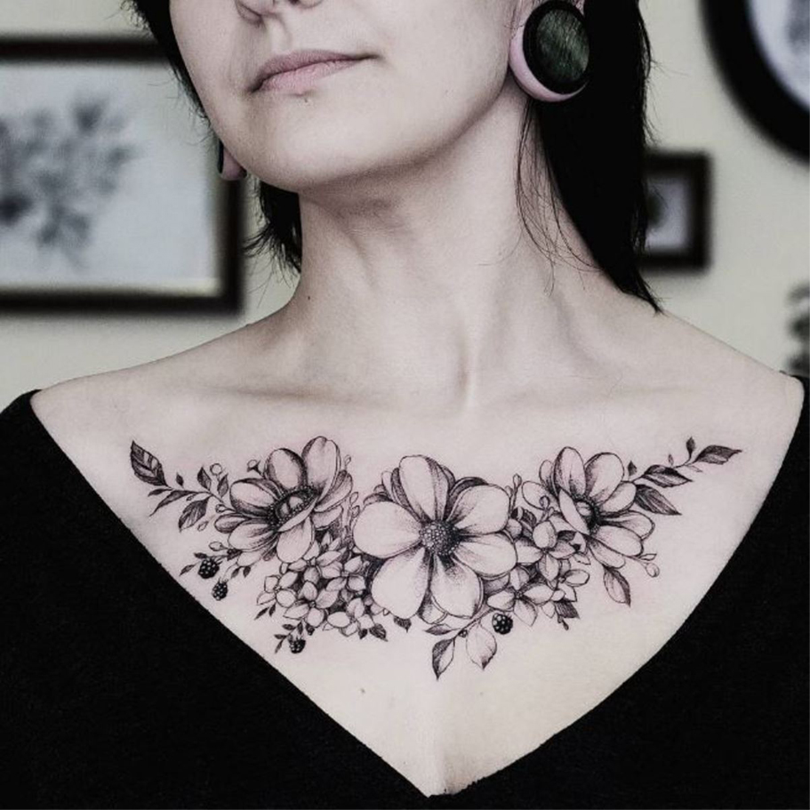 flower tattoo design