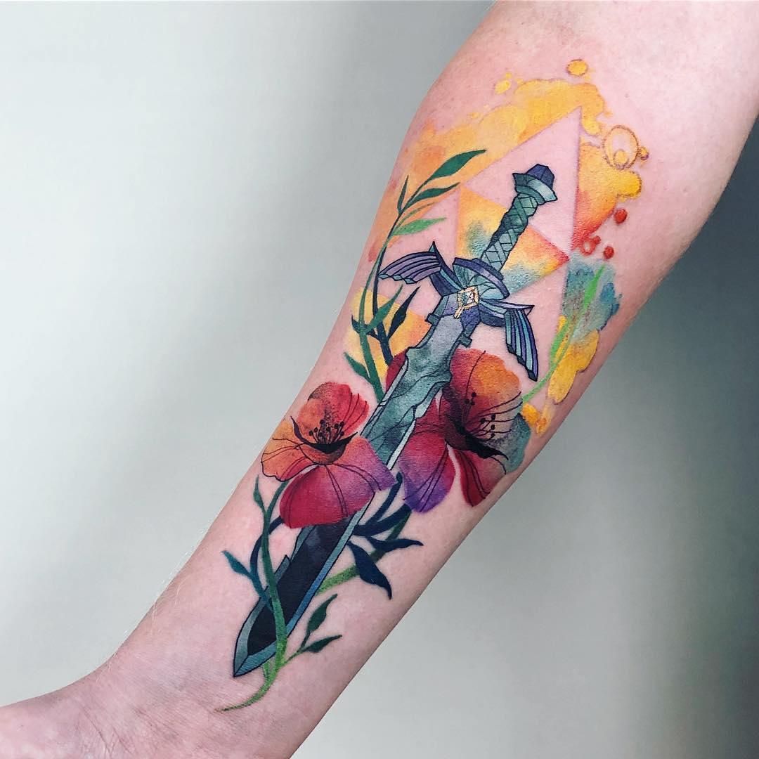 watercolor tattoo design ideas