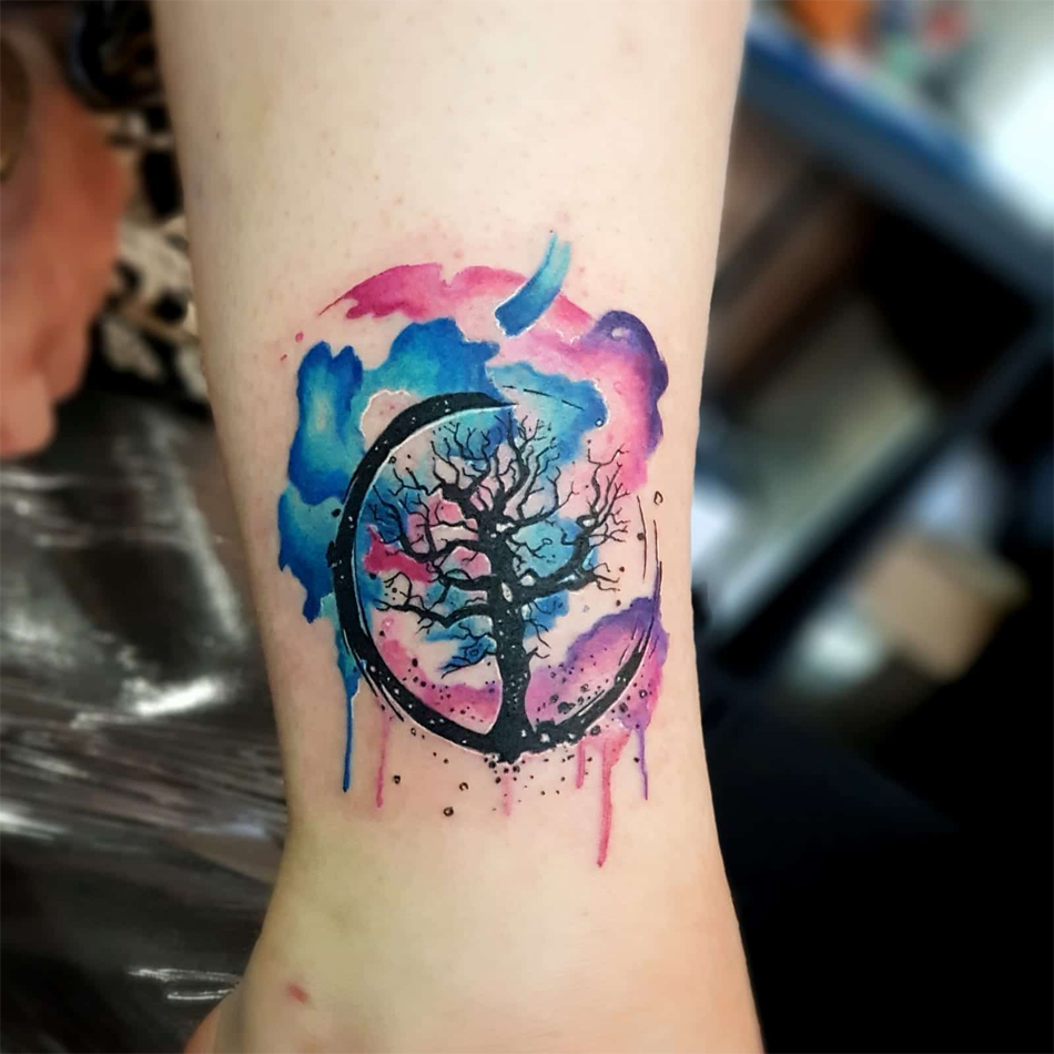 watercolor tattoo design ideas