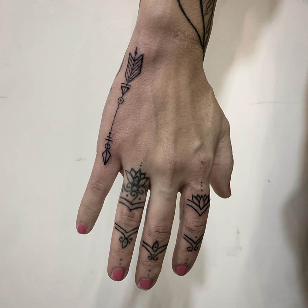 Tribal Arrow tattoo