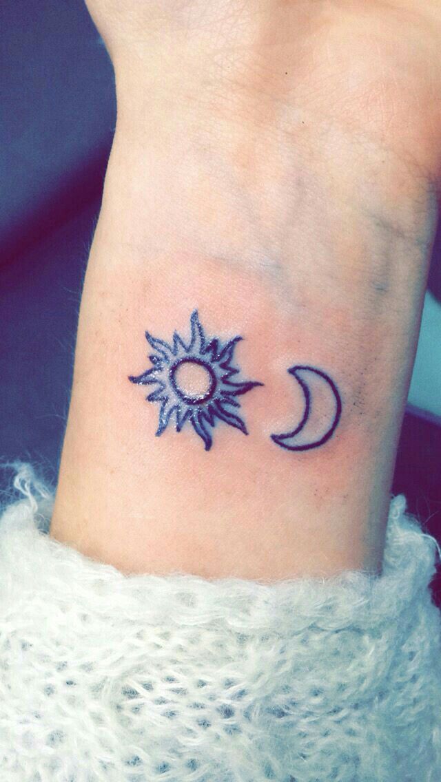 Blue Sun tattoo