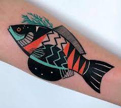 Colorful Fish Tattoo