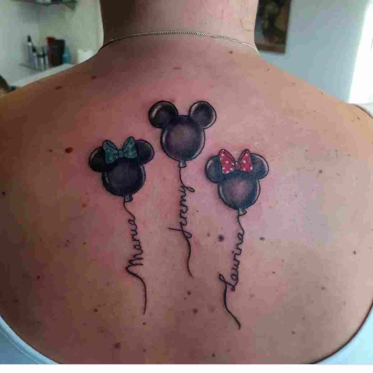 Latest Balloon Tattoo Ideas - 30 Designs 23 25. Mickey Mouse Balloon Tattoo