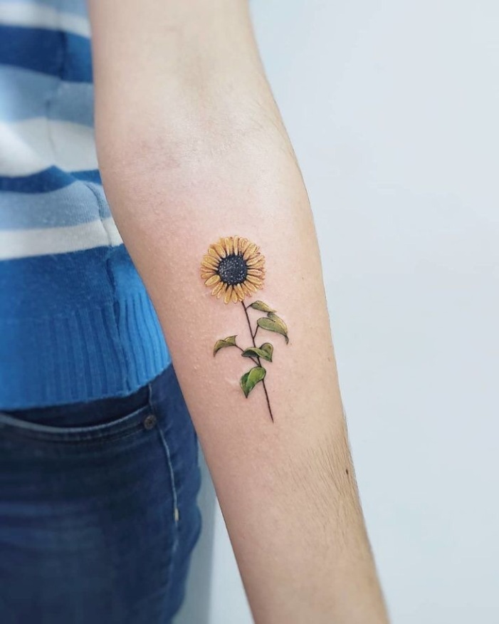 Sunflower Tattoo