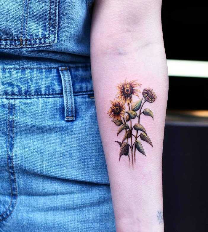 Sunflower Tattoo