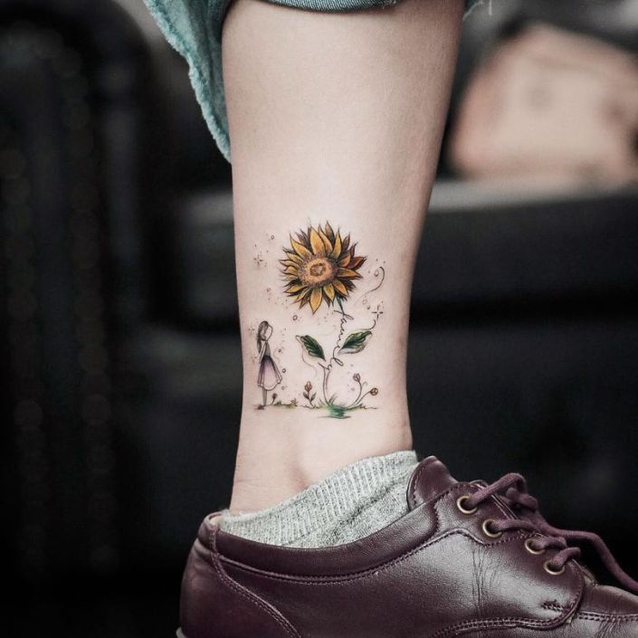 Sunflower Tattoo