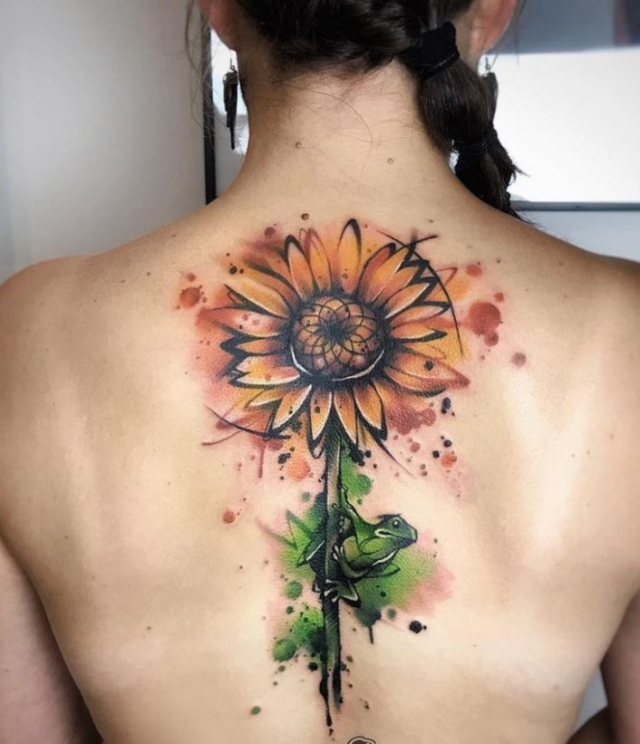 Sunflower Tattoo