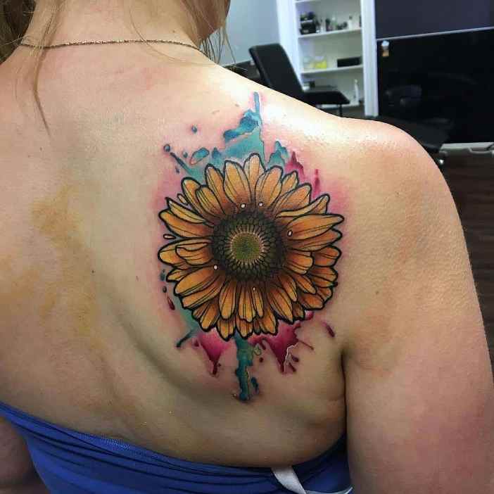 Sunflower Tattoo