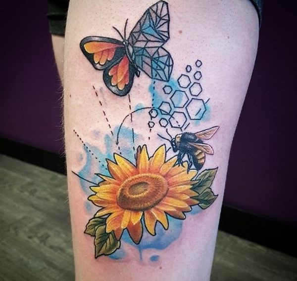 Sunflower Tattoo