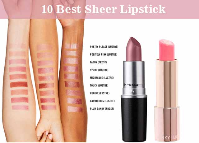 best sheer lipstick