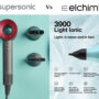 Dyson Supersonic VS ELCHIM 3900 Ionic Ceramic