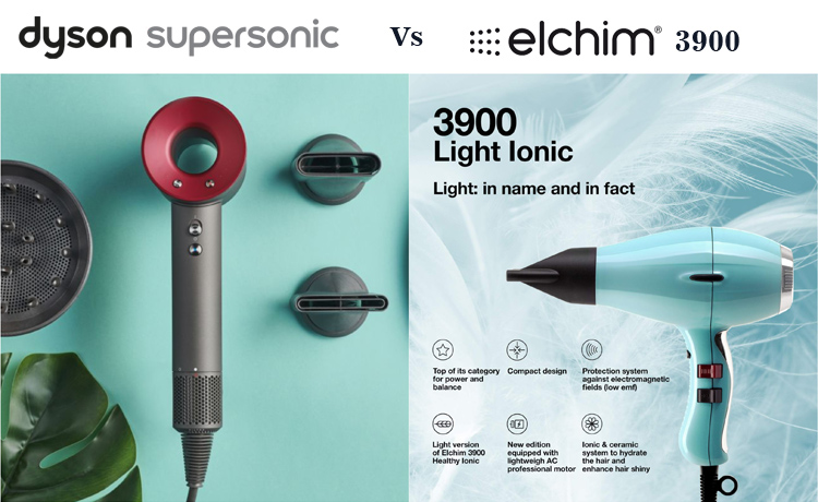 Dyson Supersonic VS ELCHIM 3900 Ionic Ceramic