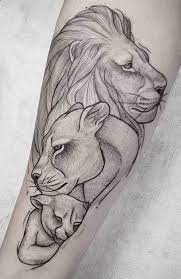 8. TATTOO OF THE LION FAMILY