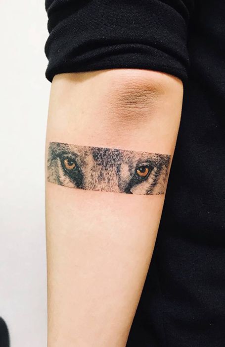 4. The Wolf Eyes Tattoo