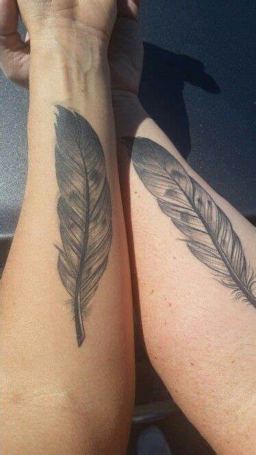 Matching Feather Blade Tattoo