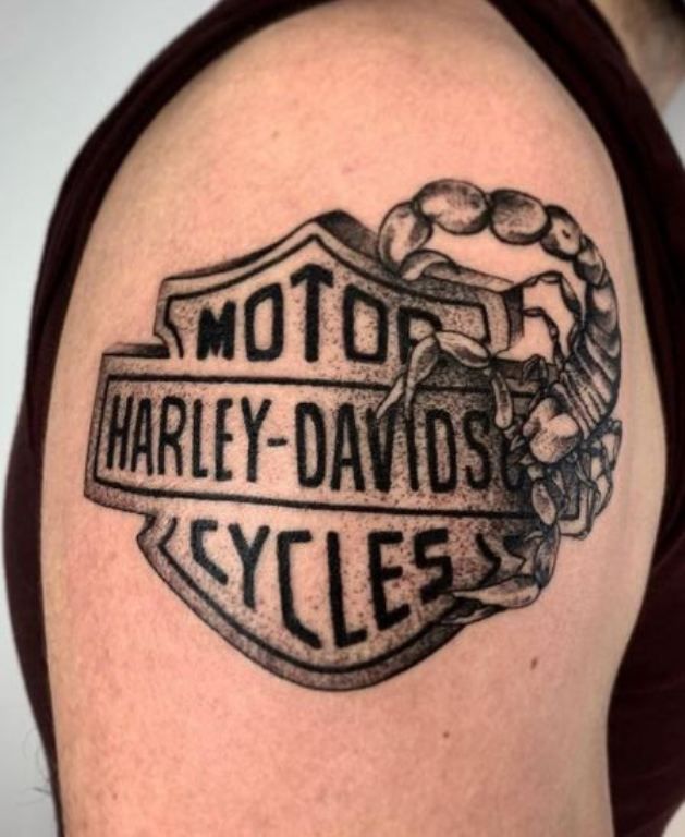 Harley Davidson Scorpion Tattoo