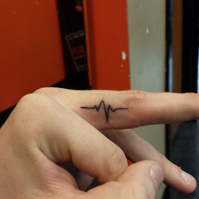 Heartbeat tattoos