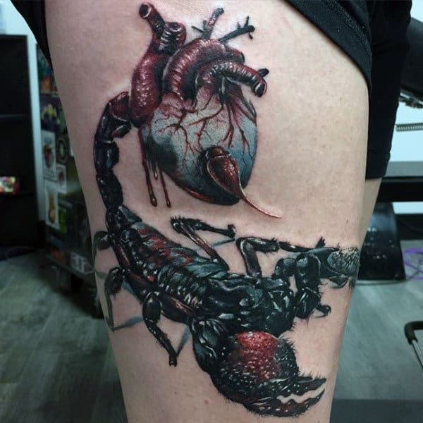 Scorpion Tattoo Designs - 31 Creative Ideas to Inspire You 3 Scorpion Holding a Lantern Tattoo