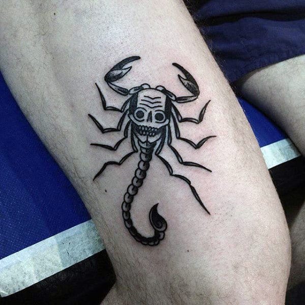 Skull and Scorpion Tattoo