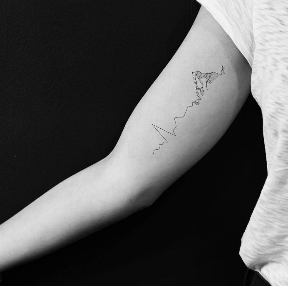 Heartbeat Tattoo Ideas - Will Make You Fall In Love Over And Over Again 8 14. Waves Heartbeat Tattoo