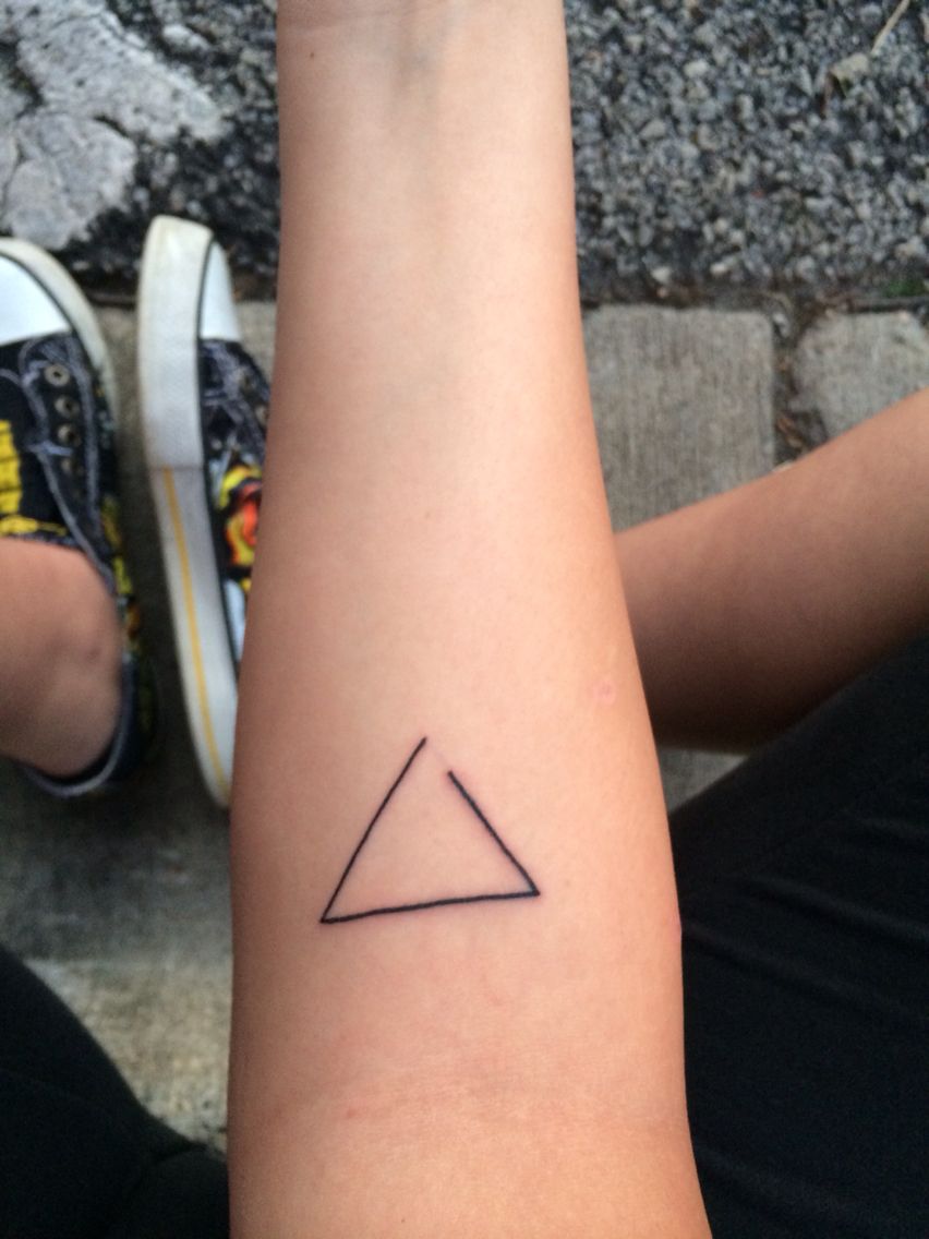 11. Open Triangle Tattoo