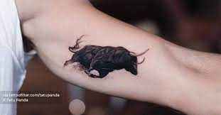 Charging Bull Taurus Tattoo