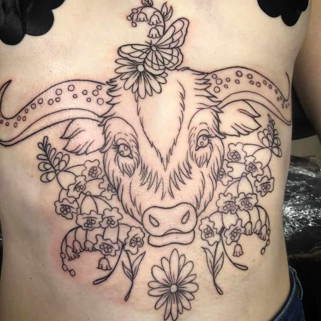 Large Taurus Tattoo