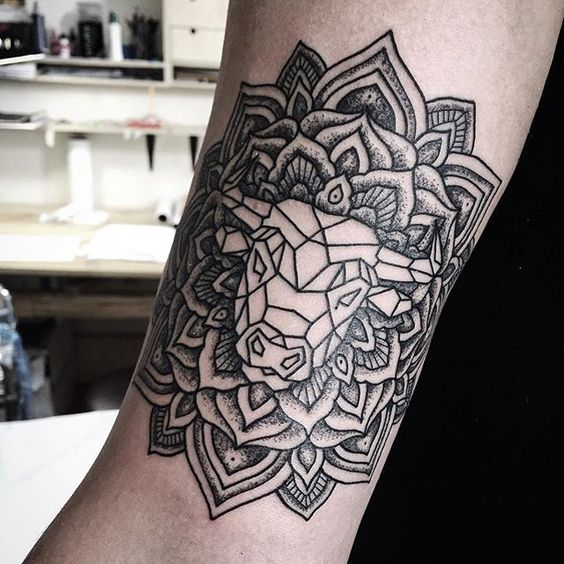 Mandala Taurus Tattoo