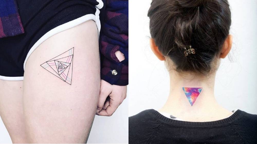 Triangle Tattoo Meaning: What Does a Triangle Symbolize? - Top Beauty  Magazines