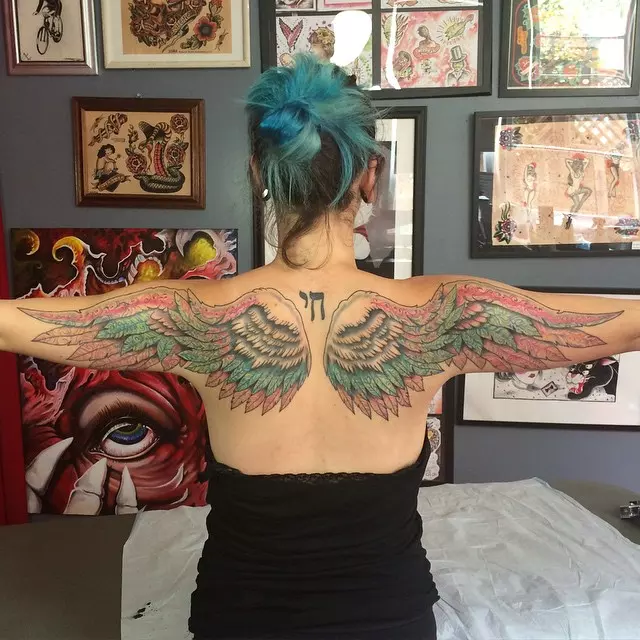wings tattoo