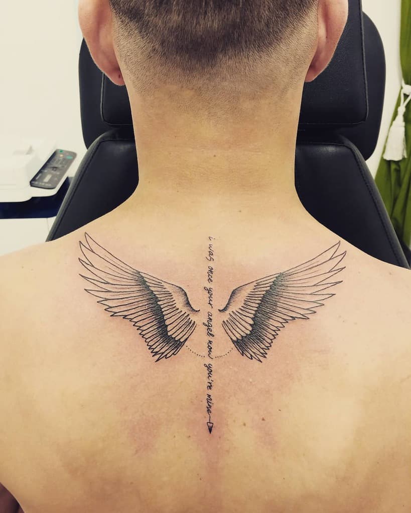 wings tattoo