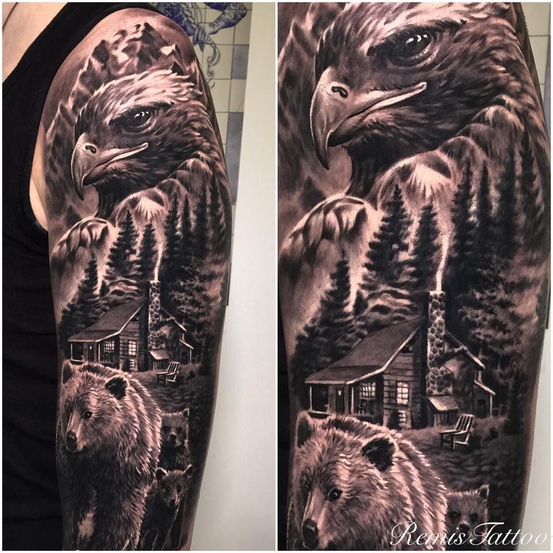 Eagle Forest Tattoo