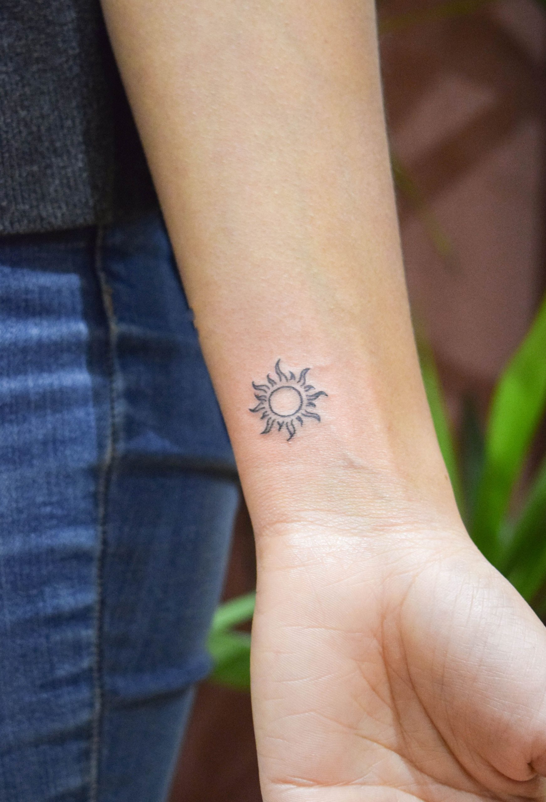 Sun tattoo