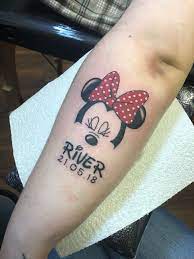 Tattoo of Minnie Mouse's Name